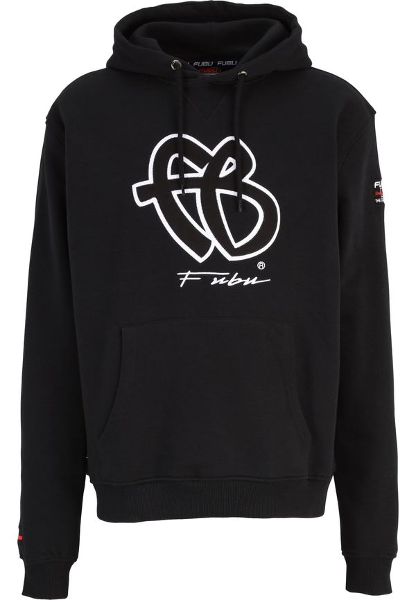 FUBU FUBU Sweater majica  crna / bijela