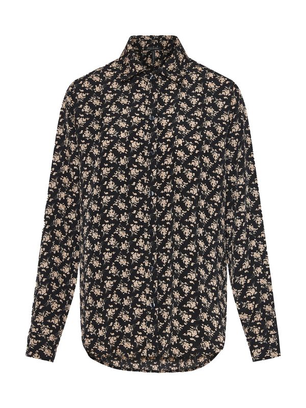 Funky Buddha Funky Buddha Bluza  bež / crna