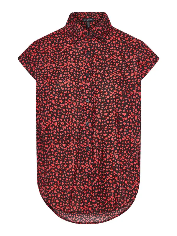 Funky Buddha Funky Buddha Bluza  crvena / crna