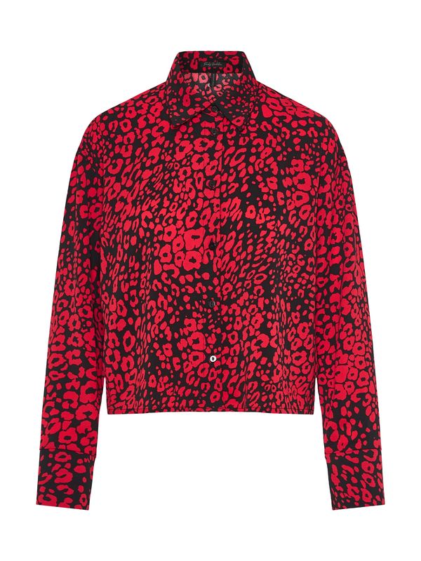 Funky Buddha Funky Buddha Bluza  crvena / crna