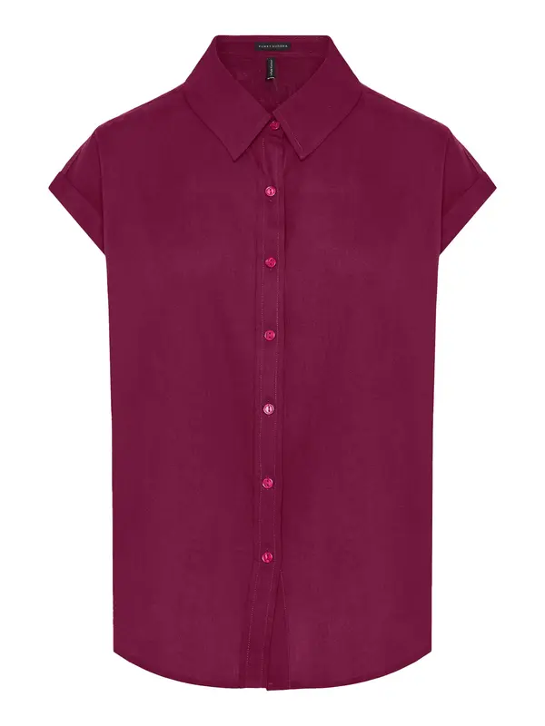 Funky Buddha Funky Buddha Bluza  ljubičasto crvena