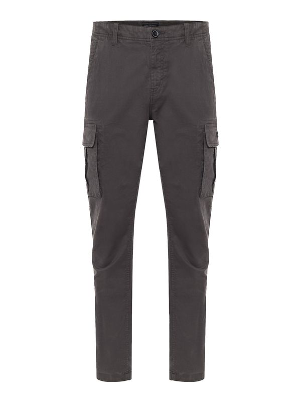 Funky Buddha Funky Buddha Cargo hlače  antracit siva