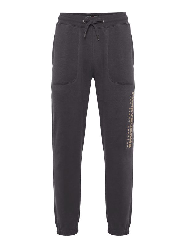 Funky Buddha Funky Buddha Hlače  antracit siva