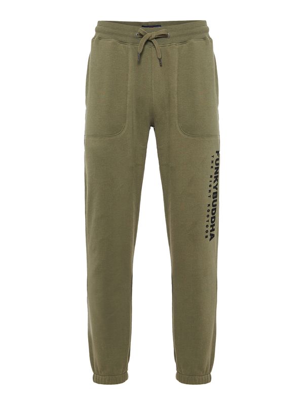 Funky Buddha Funky Buddha Hlače  maslinasta