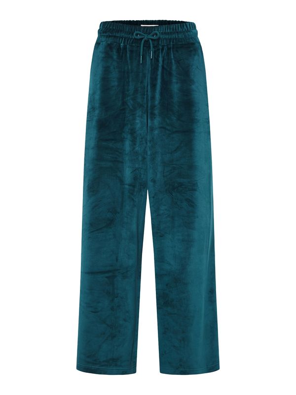 Funky Buddha Funky Buddha Hlače  petrol / bijela