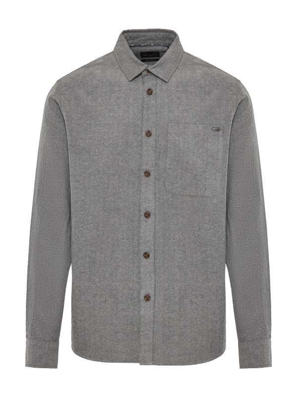 Funky Buddha Funky Buddha Košulja  dimno siva