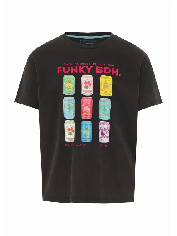 Funky Buddha Funky Buddha Majica  crna
