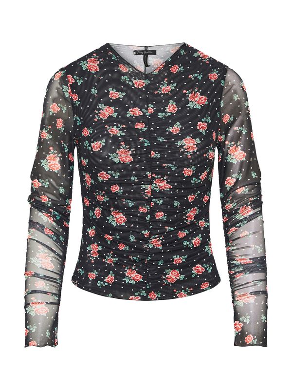 Funky Buddha Funky Buddha Majica  svijetlozelena / roza / svijetlo crvena / crna