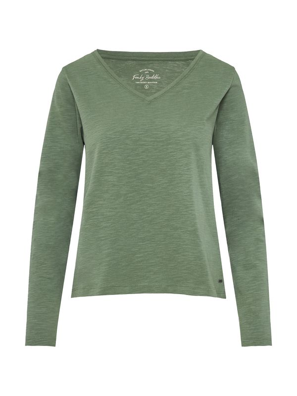 Funky Buddha Funky Buddha Majica  tamno zelena