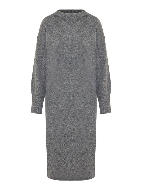 Funky Buddha Funky Buddha Pletena haljina  grafit siva