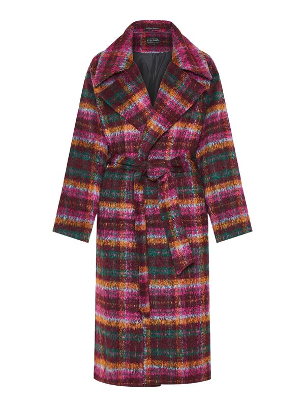 Funky Buddha Funky Buddha Prijelazni kaput  smaragdno zelena / narančasta / roza / merlot