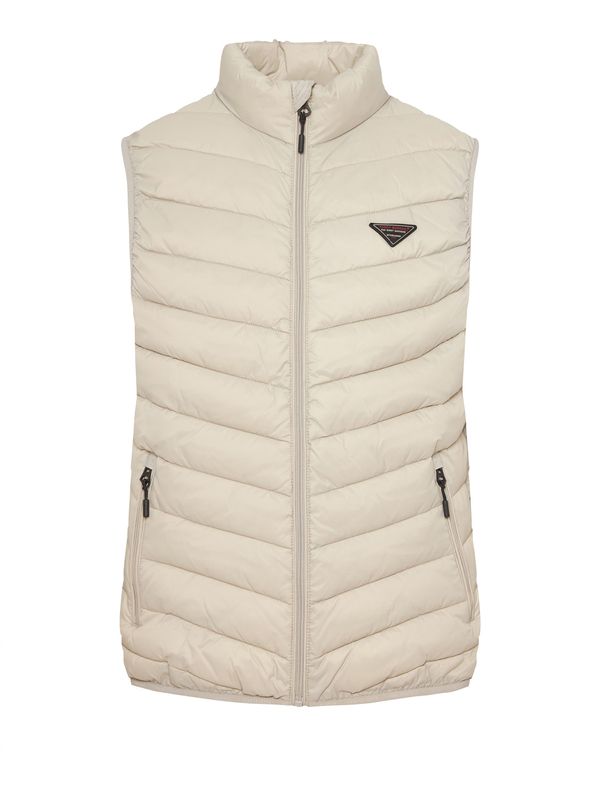 Funky Buddha Funky Buddha Prsluk  ecru/prljavo bijela