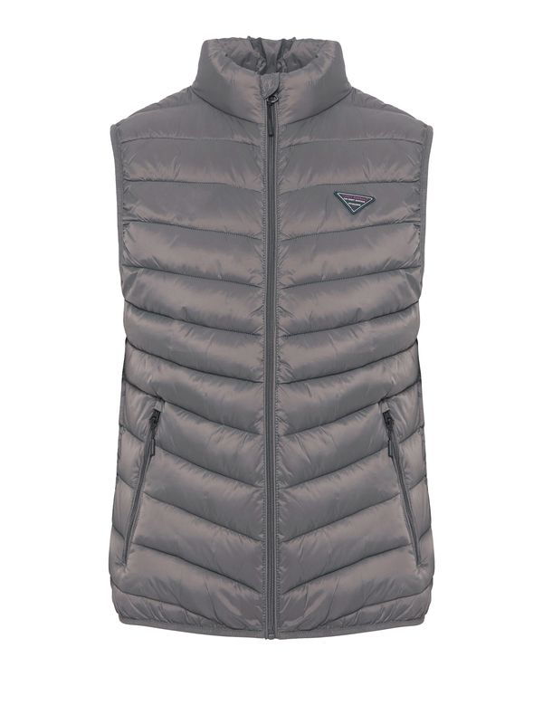 Funky Buddha Funky Buddha Prsluk  kameno siva