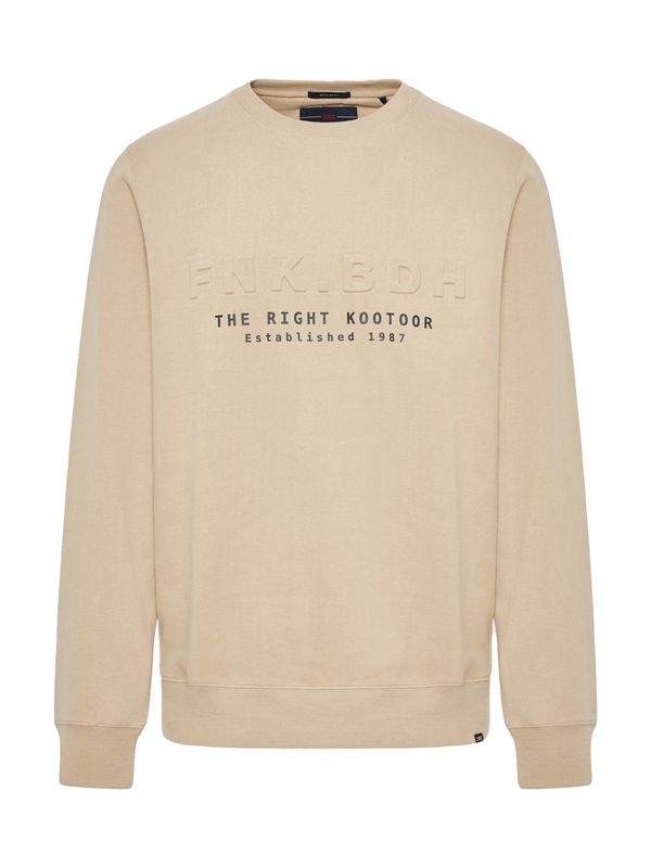 Funky Buddha Funky Buddha Sweater majica  boja pijeska / crna