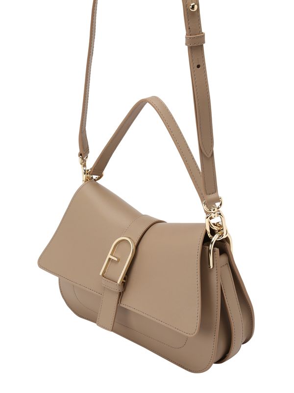 FURLA FURLA Ručna torbica 'FLOW'  boja devine dlake (camel) / zlatna