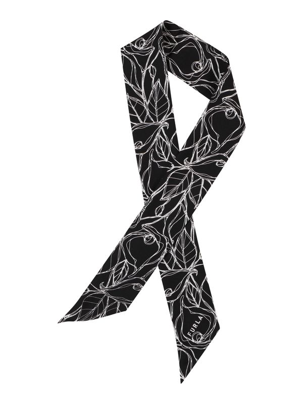 FURLA FURLA Ručnik 'METROPOLIS'  crna / bijela