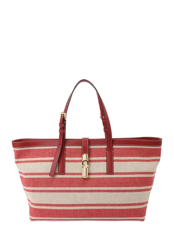 FURLA FURLA Shopper torba 'DEBBY'  boja pijeska / tamno crvena / crvena melange