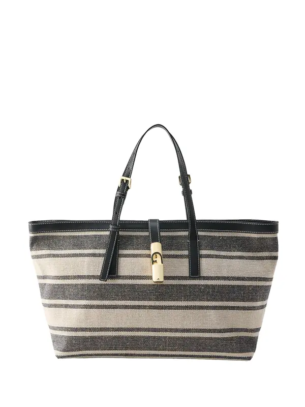 FURLA FURLA Shopper torba 'DEBBY'  ecru/prljavo bijela / mornarsko plava