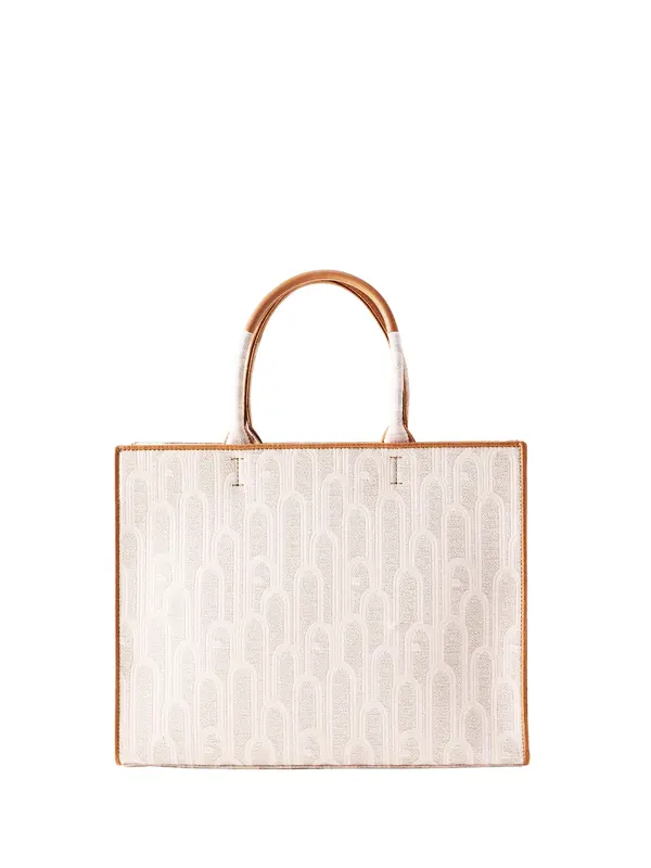 FURLA FURLA Shopper torba 'OPPORTUNITY'  bež / pastelno zelena / roza