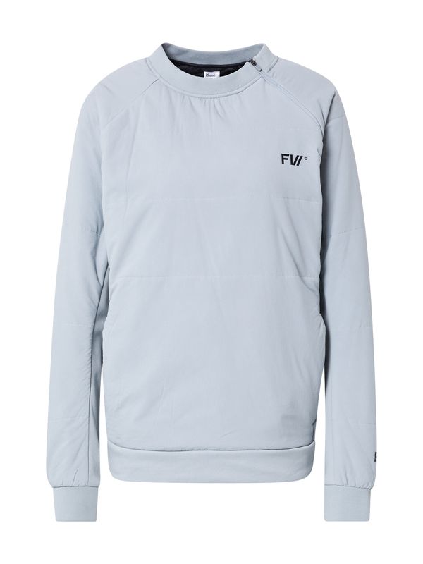 FW FW Sweater majica 'MANIFEST'  dimno siva / crna