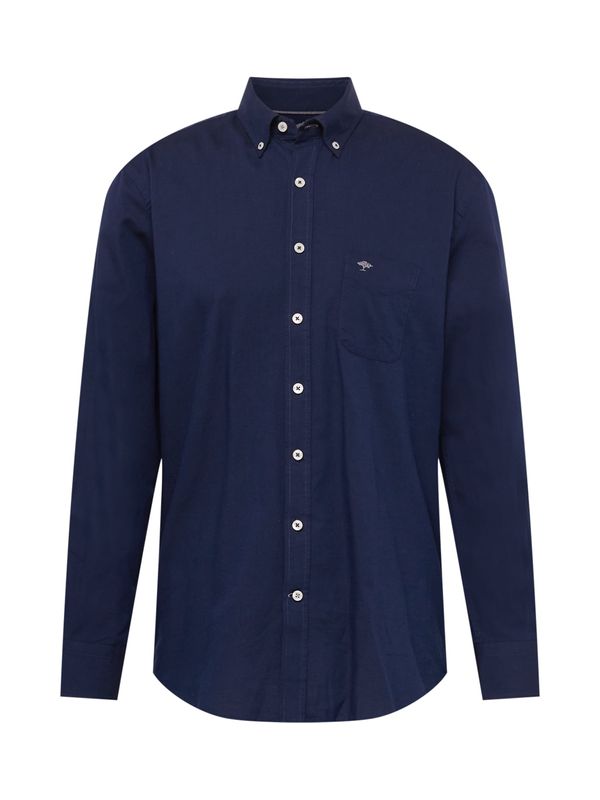 FYNCH-HATTON FYNCH-HATTON Poslovna košulja  mornarsko plava / kameno siva