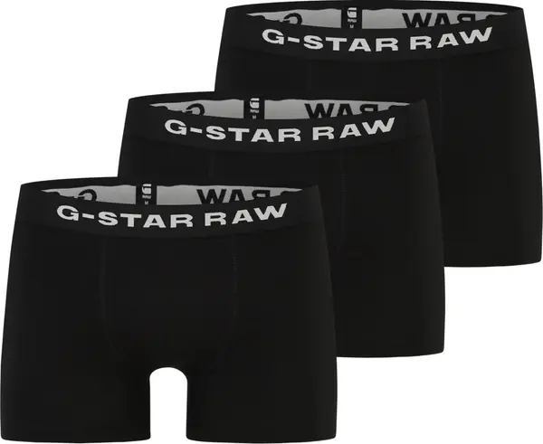 G-STAR G-STAR Bokserice  crna / bijela