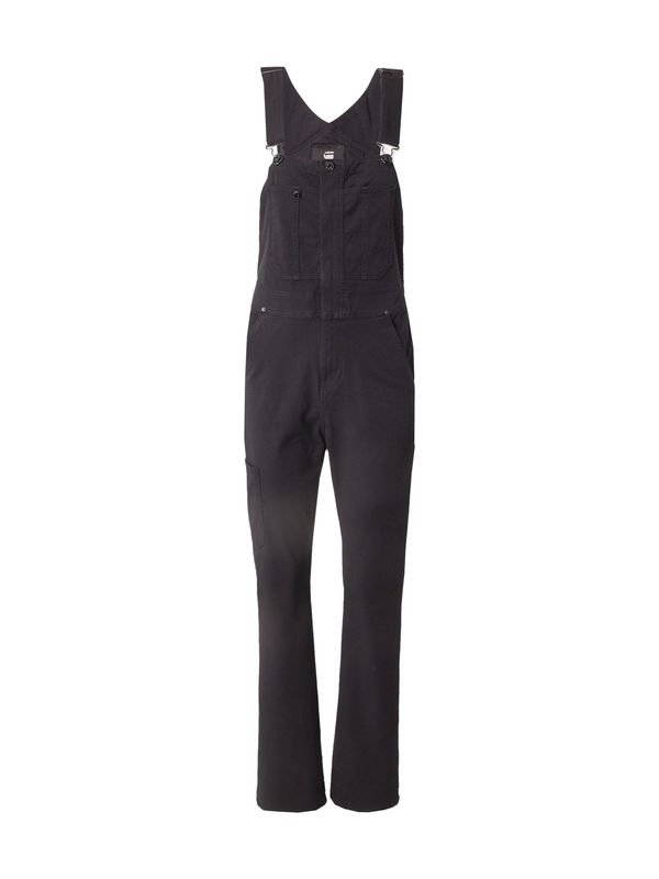 G-STAR G-STAR Hlače s tregerima  crna