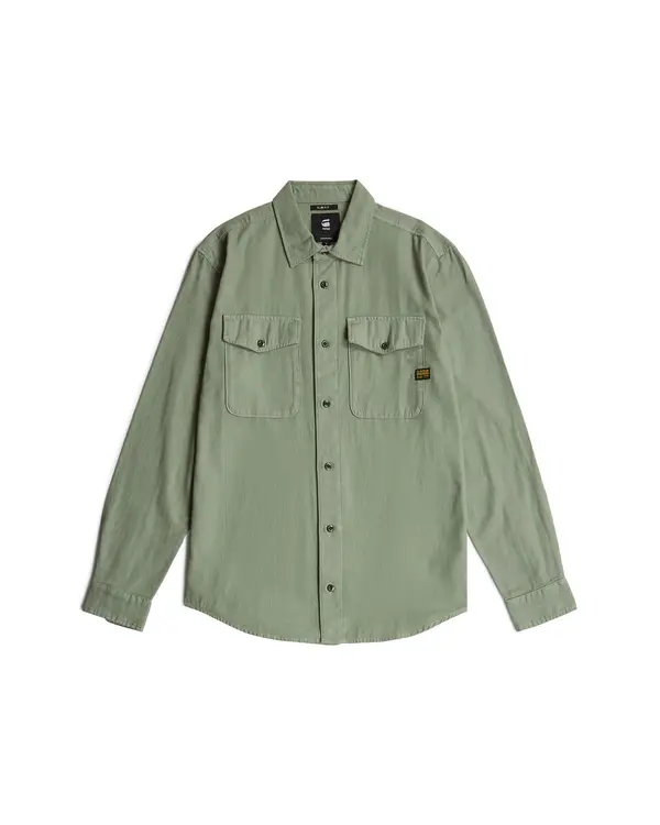 G-STAR G-STAR Košulja 'Marine Slim Shirt'  zelena