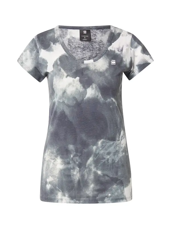 G-STAR G-STAR Majica  crna melange / prljavo bijela