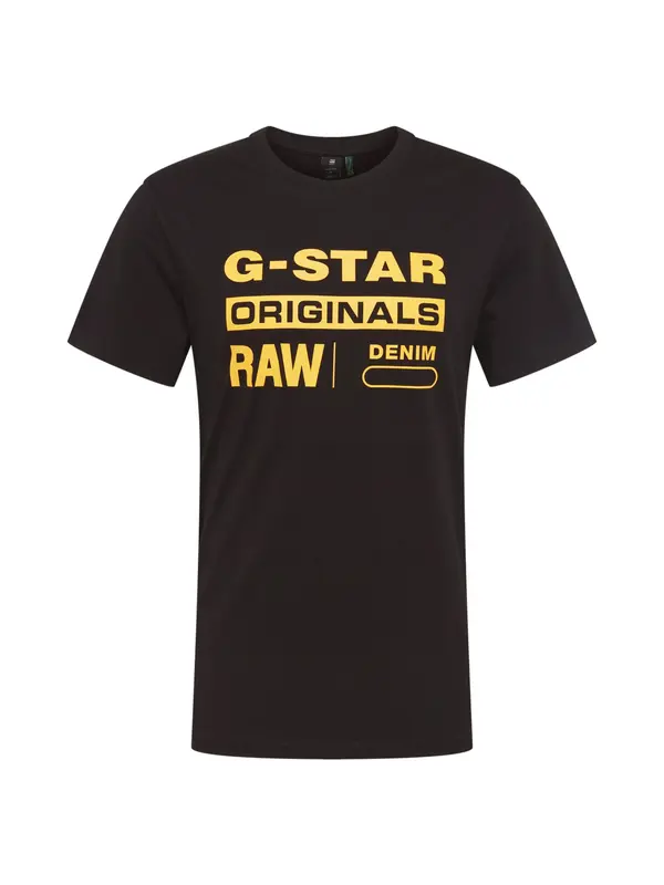 G-STAR G-STAR Majica 'Graphic 8'  žuta / crna