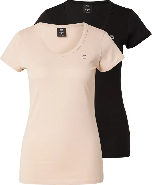 G-STAR G-STAR Majica  nude / crna