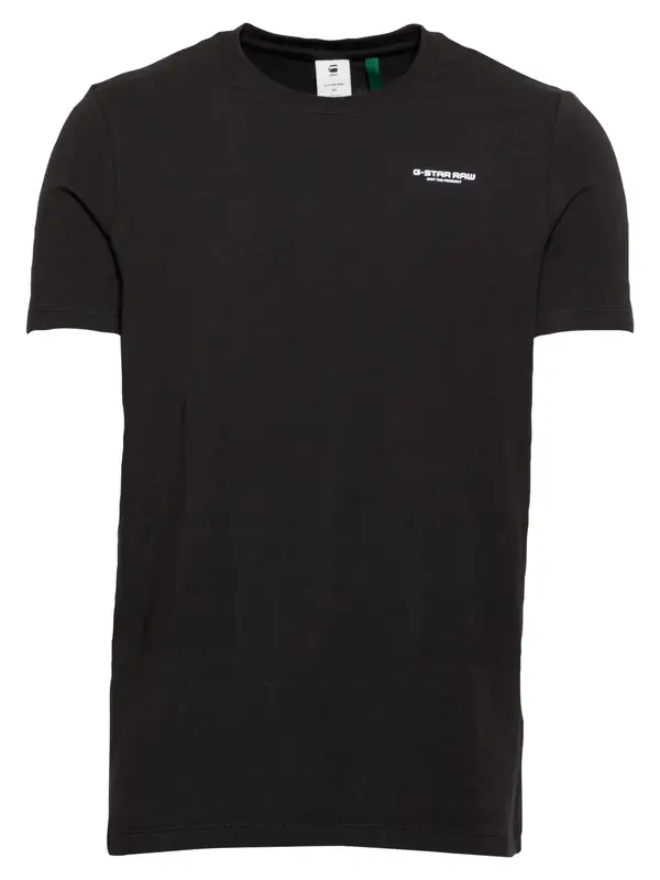 G-STAR G-STAR Majica 'Slim Base T-Shirt'  crna / bijela
