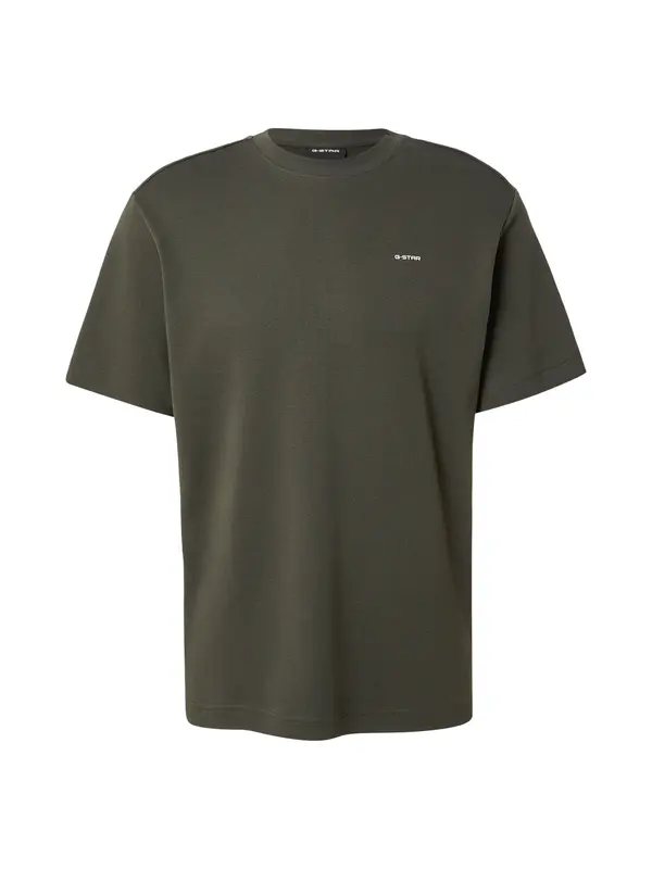 G-STAR G-STAR Majica 'True Regular T-Shirt'  grafit siva / bijela