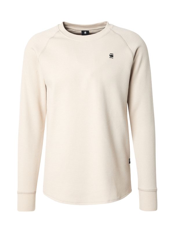 G-STAR G-STAR Pulover 'Jirgi'  ecru/prljavo bijela