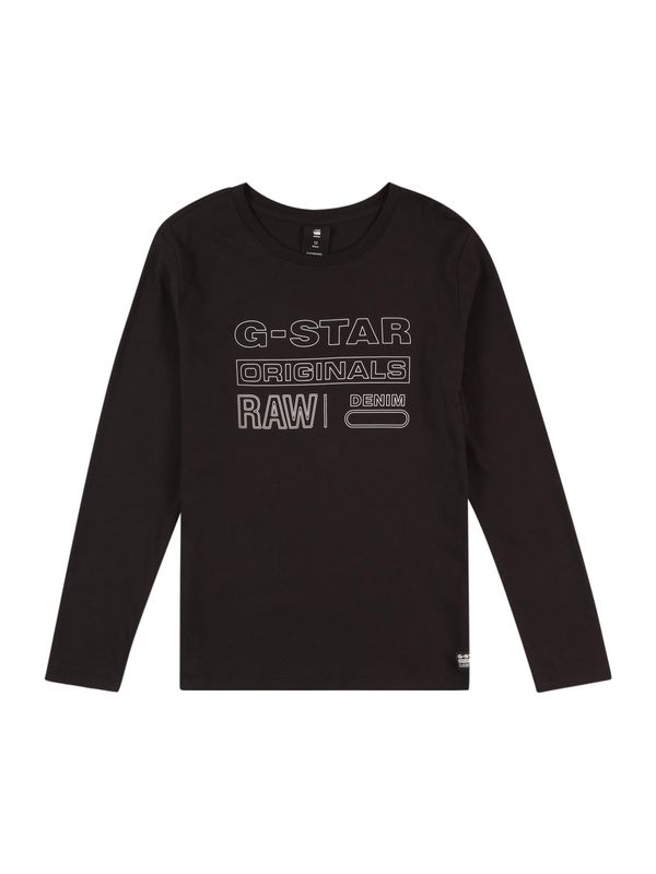 G-Star RAW G-Star RAW Majica  crna / bijela