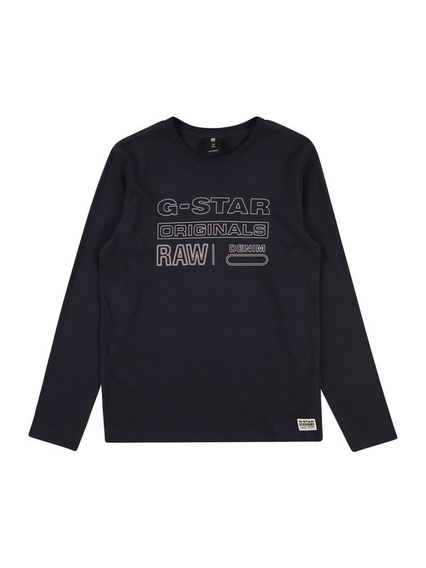 G-Star RAW G-Star RAW Majica  noćno plava / bijela