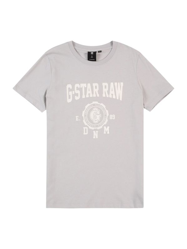 G-Star RAW G-Star RAW Majica  siva / prljavo bijela