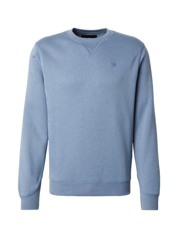 G-STAR G-STAR Sweater majica 'Premium Core'  golublje plava