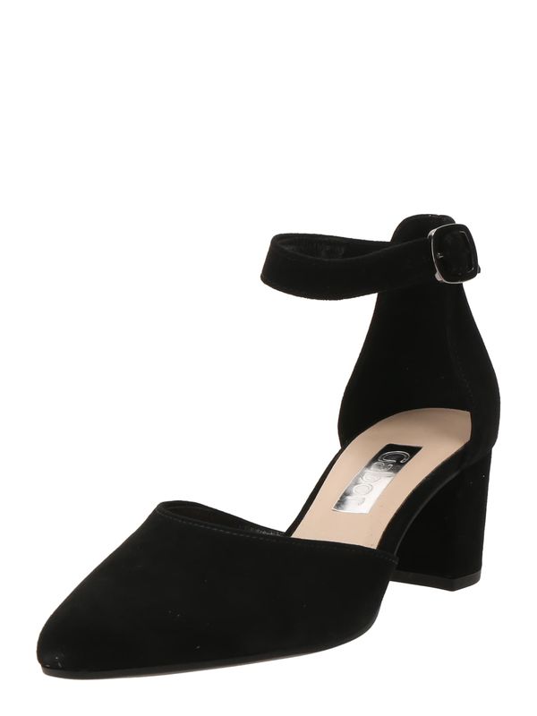 GABOR GABOR Cipele s potpeticom i otvorenom petom  crna