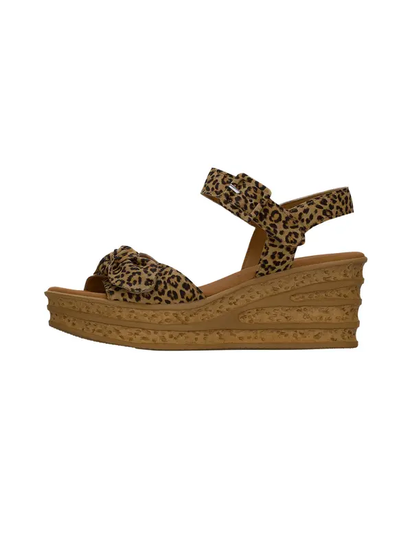 GABOR GABOR Sandale  boja devine dlake (camel) / crna