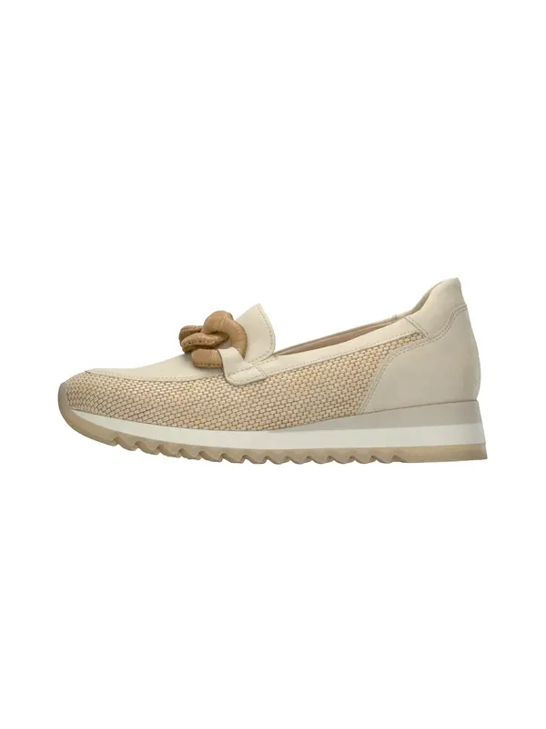 GABOR GABOR Slip On cipele  bež / bijela