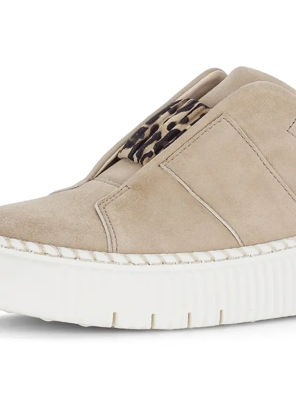 GABOR GABOR Slip On tenisice  pijesak / smeđa / crna