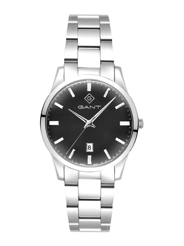 GANT GANT Analogni sat  crna / srebro