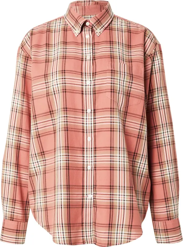 GANT GANT Bluza  maslinasta / roza / crna