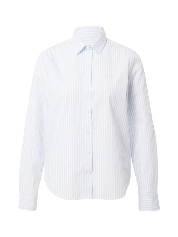 GANT GANT Bluza  pastelno plava / bijela