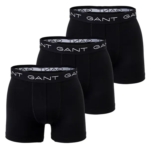 GANT GANT Bokserice  crna / bijela