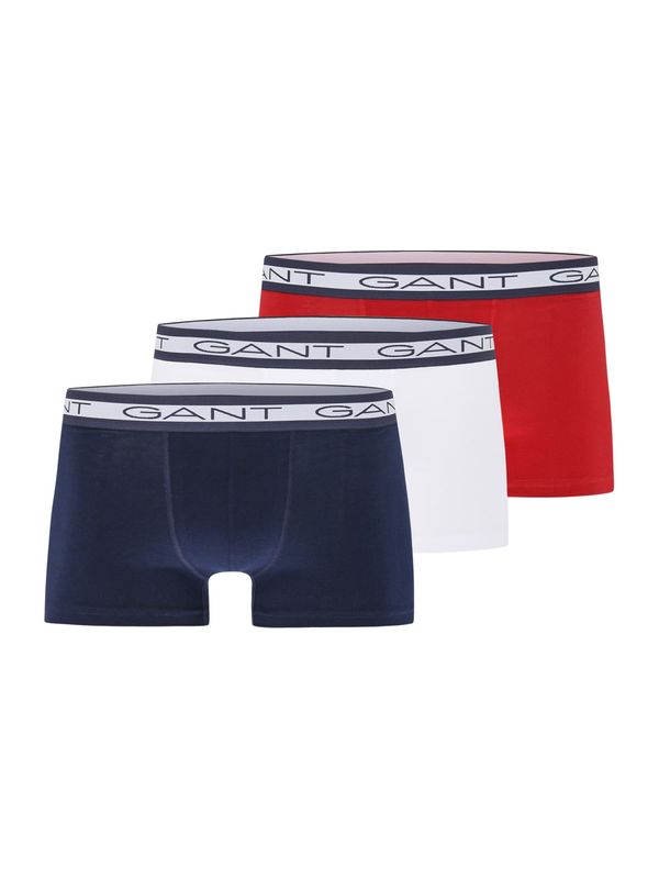 GANT GANT Bokserice  mornarsko plava / crvena / bijela