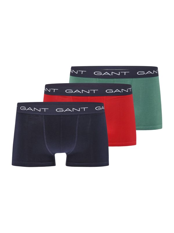 GANT GANT Bokserice  mornarsko plava / zelena / crvena / bijela