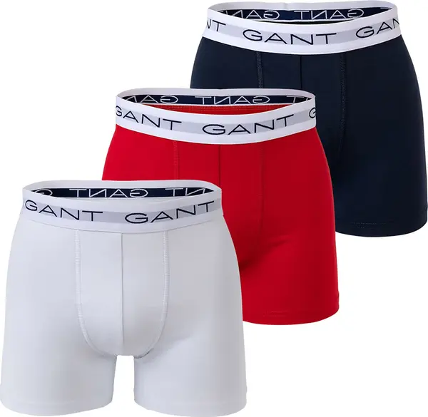 GANT GANT Bokserice  plava / svijetlocrvena / bijela