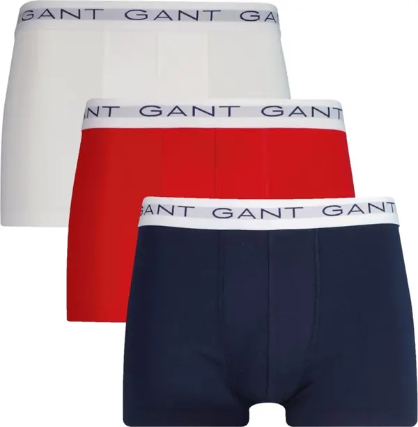 GANT GANT Bokserice  tamno plava / svijetlo crvena / bijela
